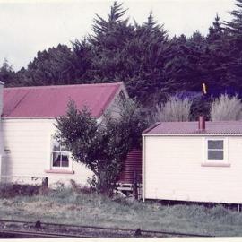 Kaiata railway yard hut where Bill Bainbridge lived.