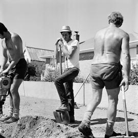 Hokitika roadworkers 1971.