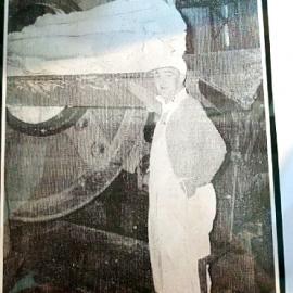 Tom Williams, last manager of the Golden Coast Dairy Factory, Reefton.