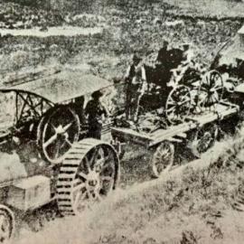 Traction engine, southern Alps