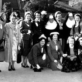 Runanga Catholic Womens League at Greymouth function.1960.