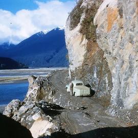 Clarkes Bluff, Haast Pass.ca.1956-58.