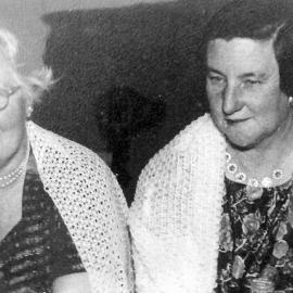 Florence Evans and Clarice Millar, Reefton.