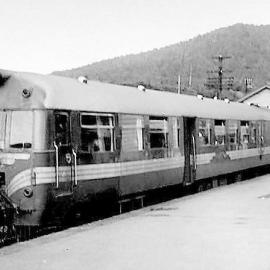  Vulcan Railcar at Stillwater Railway Station. 1956.