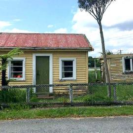 Former  NZ Forest Service single man`s hut , Ahaura.