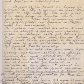 Compacted file of my Dad`s memory of Reefton -  Lynne McBride .