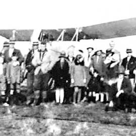 First flight into Haast,NZ Airways Ltd - 3 seater Spartan. 1931.