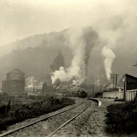 The railway station and township of Dobson 