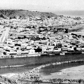 Cobden, looking towards Greymouth, 1950.