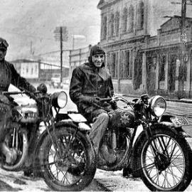 Snow in Greymouth ,1939.