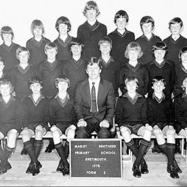 Greymouth Marist Brothers , Form 2 .1978.