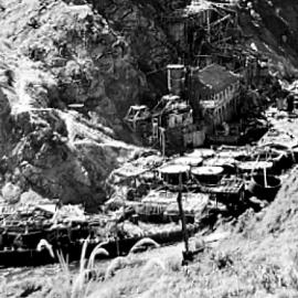 Remains of the Snowy River Battery, 1950.