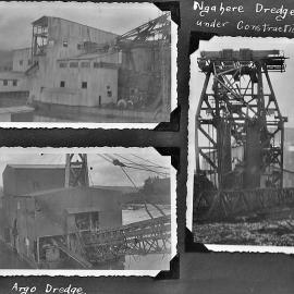 Ngahere dredge under construction 1939.