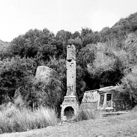 Remains of the Boatmans cook house.ca.1980.