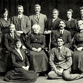 The Tuck Family of Nelson Creek - with Grandmother -  Isabella Tuck (nee-Morton) 1920.