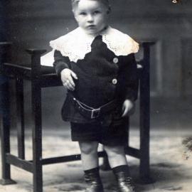 Tuck Family of Nelson Creek - Ernest Stanley Tuck, age 3.1916.