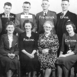 Tuck family of Nelson Creek: Fred and Winnie Tuck's family - November 1949