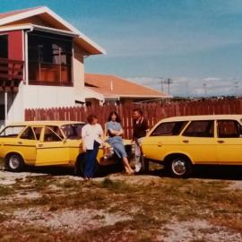 Lyn Melse with Joan and Andy Nimmo at Charles Court Motel