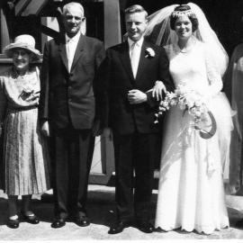 Tuck family of Nelson Creek: Alison Tuck's Wedding 1963