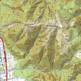 Mount Bonar track.  - 2 PHOTOS -