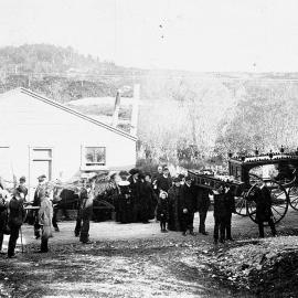 Funeral procession of Stephanus Beban on 18th May 1911.
