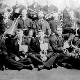 Greymouth Amateur Brass Band.ca.1890.