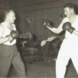 Boxing: John (Jack) Beban and Frank Bell.ca.1955.