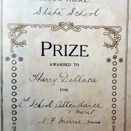 Harry Dellaca's Globe Mine State School Book of, 21st December 1916.