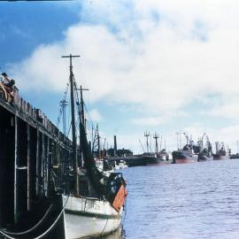 Greymouth port and wharf
