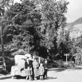 Car on gravel road - West Coast