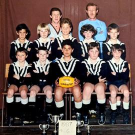 Runanga Rugby League team.1987.