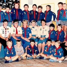 Cobden Cub Pack and Scout Group .1987.  - 2 PHOTOS -