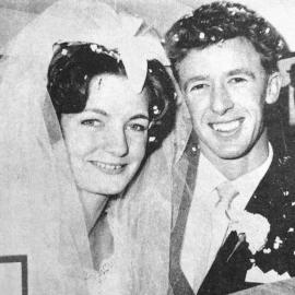 Mr and Mrs J Sparks (nee Miss B Luff).Westport.