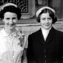Toohey Family - Pauline Toohey on the left and Mollie Henderson, cousin of Pauline Toohey,on the right.