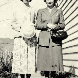Toohey Family - (from left) Pauline Margaret Toohey with person unknown.