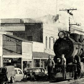A   B class Loco on  Mawhera Quay *ALAN WISDOM COLLECTION* 
