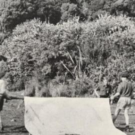 Cobden Scouts at Taramakau River Scout Den.