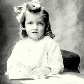 Elva Askew - taken in Reefton c 1918 (postcard)