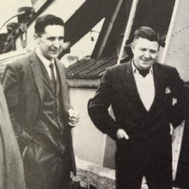 ALBUM - Greymouth port staff, and dredge .1960.