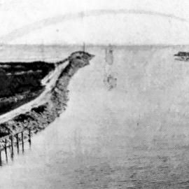 Entrance channel to Grey River, 1939