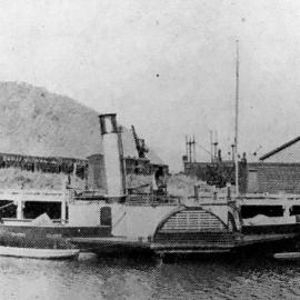The Westland paddle steamer at Greymouth Port, 1939