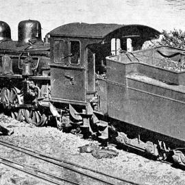 Train derailed near Greymouth.1937.