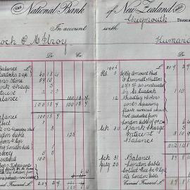 Ledger book for Murdoch & McIlroy of Kumara. 1905-1930. Album 6 photos.