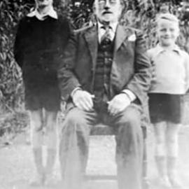 James Donovan with Barry and Wayne Donovan.ca.1950 -51.