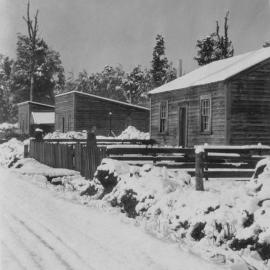 Orwell Creek Mill - Lucas Family - Snow fall, 1925