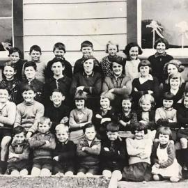 Nelson Creek school. ca. late 1930`s.