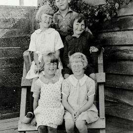 Lucas family at Kotuku