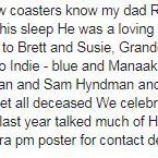 Robert Hyndman obituary