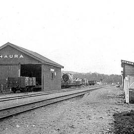 Ahaura Railway Yards. 1924.