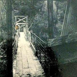 Swingbridge at Hokitika Gorge.